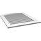 Ekena Millwork Arch Top Surface Mount PVC Gable Vent: Non-Functional, w/ 3-1/2"W x 1"P Standard Frame, 30"W x 34"H GVPAR30X3401SN - alternate 2